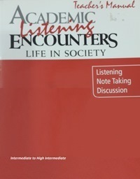 Academic Encounters Life in Society Listening Teacher�s Manual