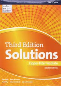 Solutions 3ED UPPER-INTERMEDIATE Student�s Book